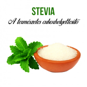 Stevia növényem fa kaspóban